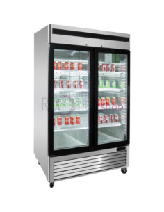 Armadio Refrigerato 1400Lt c/d porta in vetro 1382x805x2112 -20°C/-17C°
