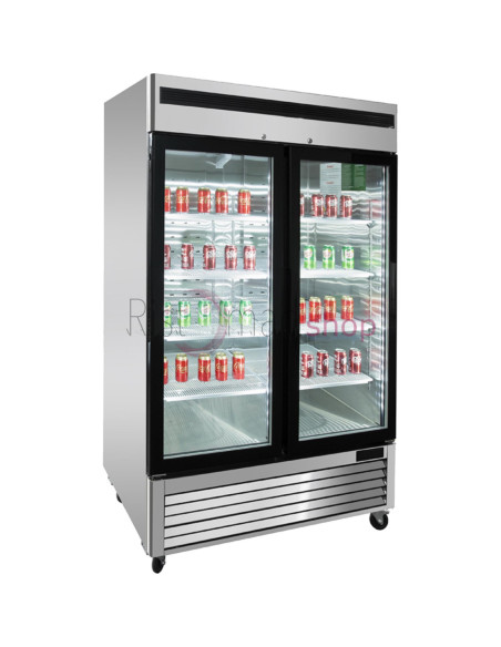 Armadio Refrigerato 1400Lt c/d porta in vetro 1382x805x2112 -20°C/-17C°