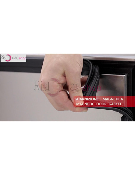 Armadio Refrigerato 1400Lt c/d porta in vetro 1382x805x2112 -20°C/-17C°