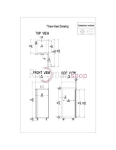 Armadio Refrigerato GN2/1 L. Premium 714x830x2065 -2°C/+8°C 2