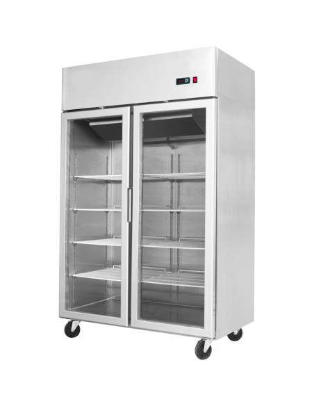 Armadio Refrigerato 1400Lt c/d porta in vetro 1314x805x2065 -20°C/-17C°