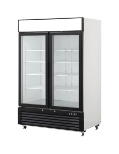 Armadio Refrigerato 1400Lt c/d porta in vetro 1382x805x2065 0°C/+8C°