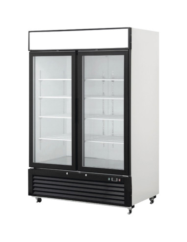 Armadio Refrigerato 1400Lt c/d porta in vetro 1382x805x2065 0°C/+8C°