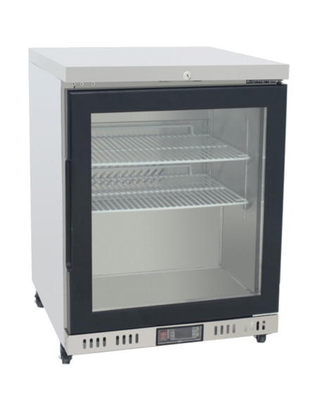 Armadio Refrigerato Mini c. Porta Vetro - 145Lt - 605x635x825 0°C/+8°C